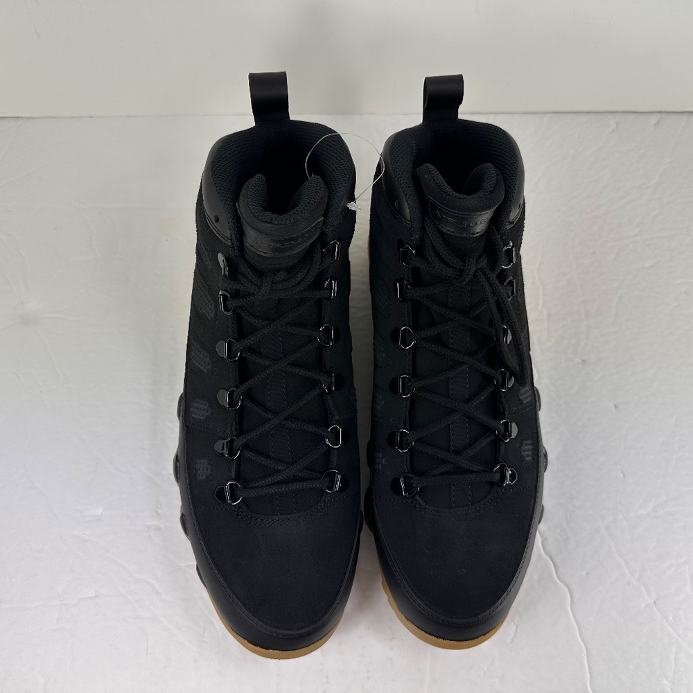 Nike Air Jordan 9 Retro Boots Shoes - Black/ Gum Light Brown (AR4491-025) New - Picture 4 of 13